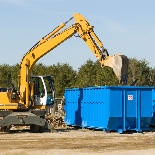 are there any restrictions on where a residential dumpster can be placed in Spokane Washington